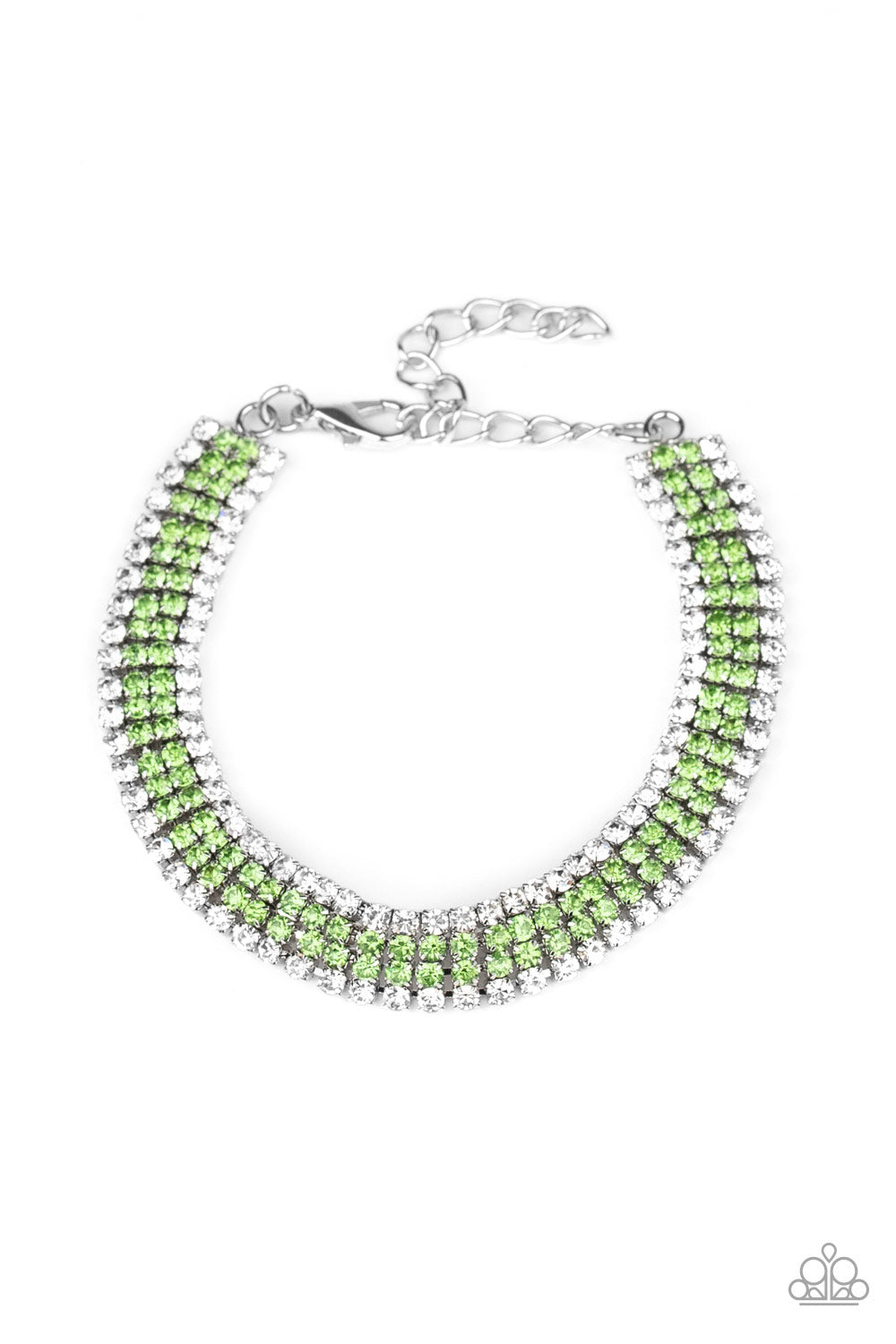 Color Me Couture - green - Paparazzi bracelet