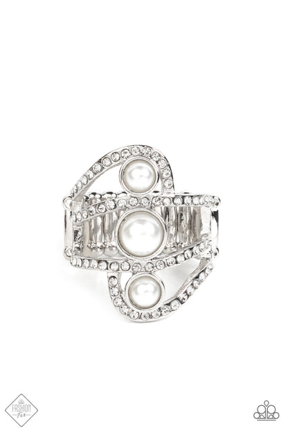 Color Me Envious - white - Paparazzi ring