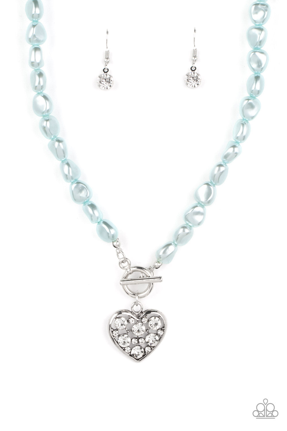 Color Me Smitten - blue - Paparazzi necklace