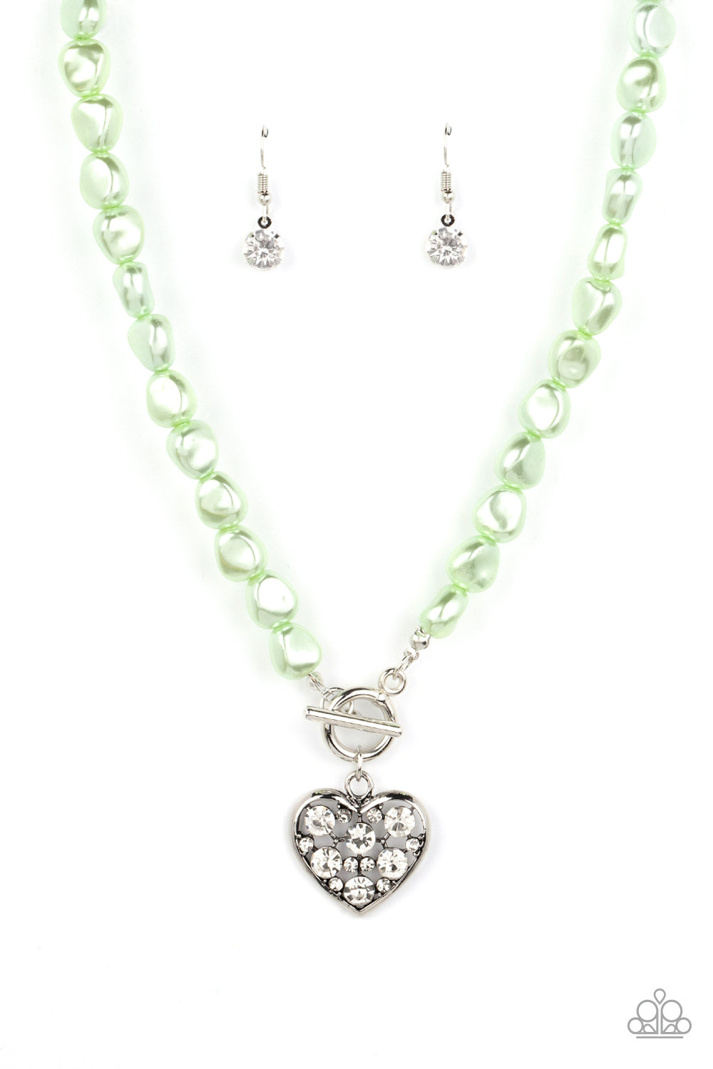 Color Me Smitten - green - Paparazzi necklace