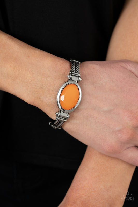 Color Coordination - orange - Paparazzi bracelet
