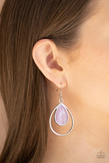 Color Me Cool-purple-Paparazzi earrings