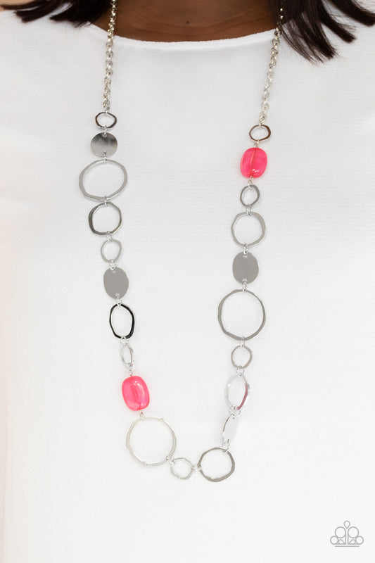 Colorful Combo - pink - Paparazzi necklace