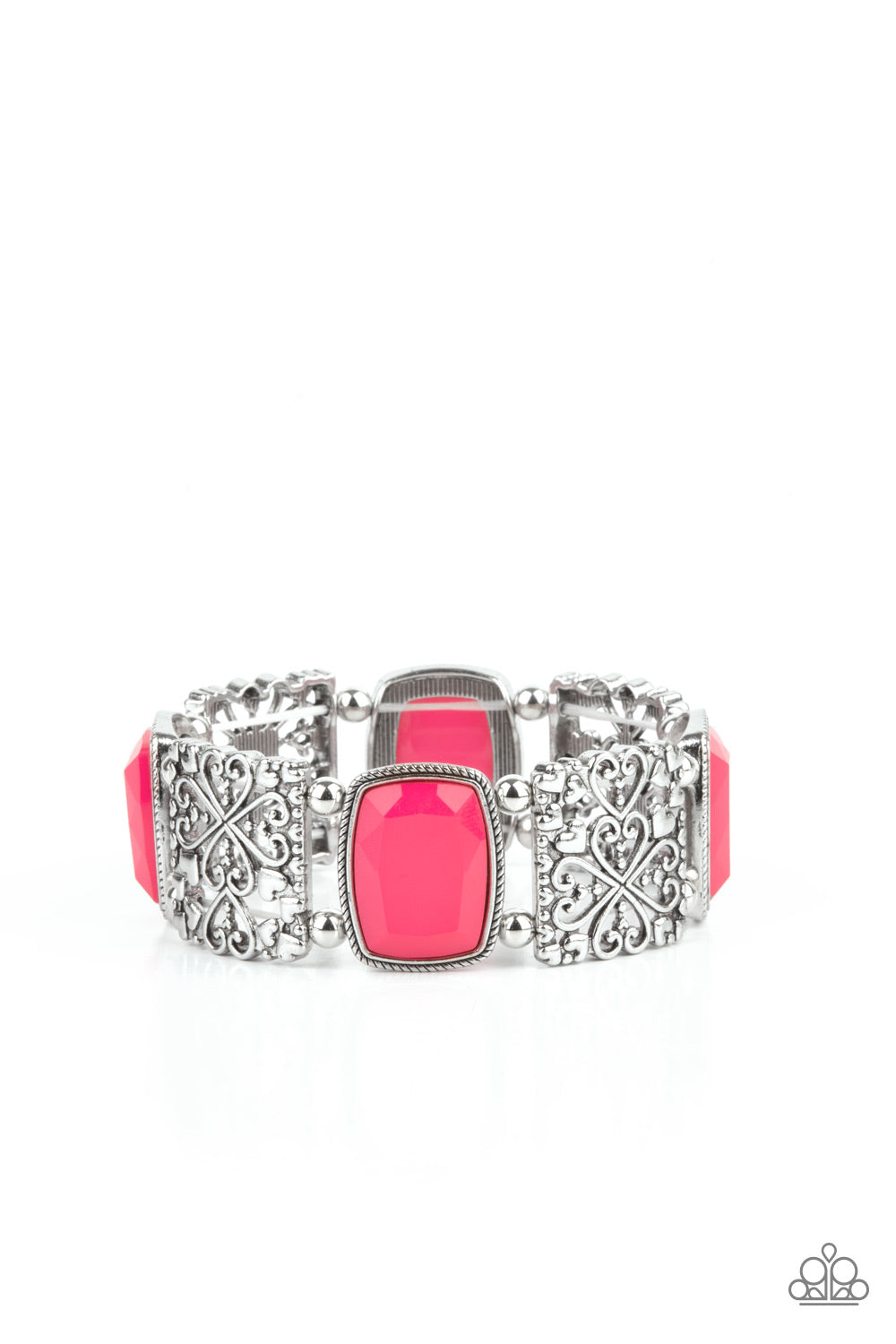 Colorful Coronation - pink - Paparazzi bracelet