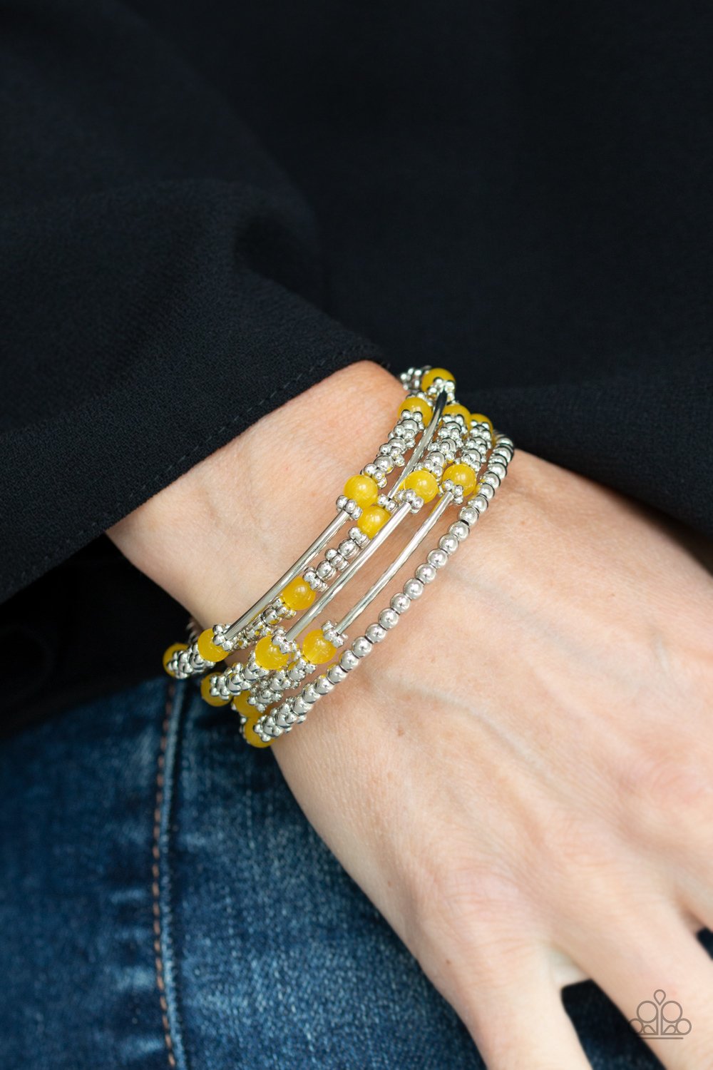 Colorful Charisma-yellow-Paparazzi bracelet