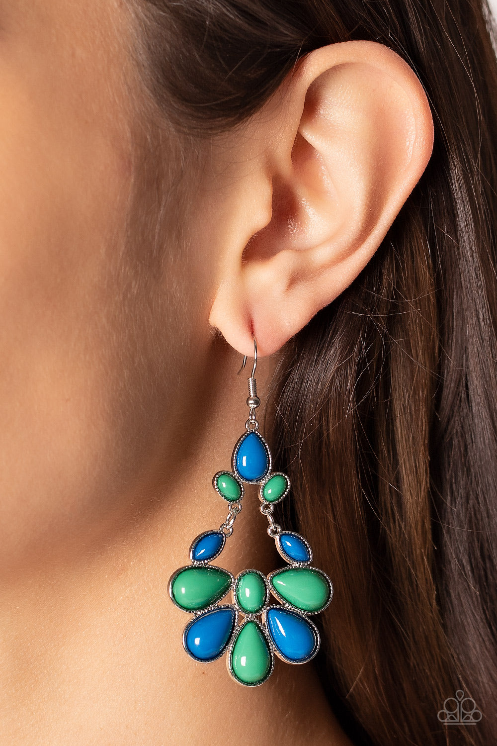 Colorfully Canopy - multi - Paparazzi earrings