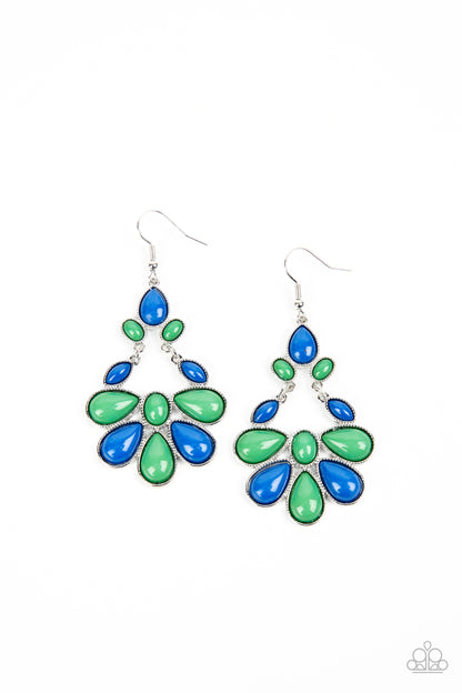 Colorfully Canopy - multi - Paparazzi earrings