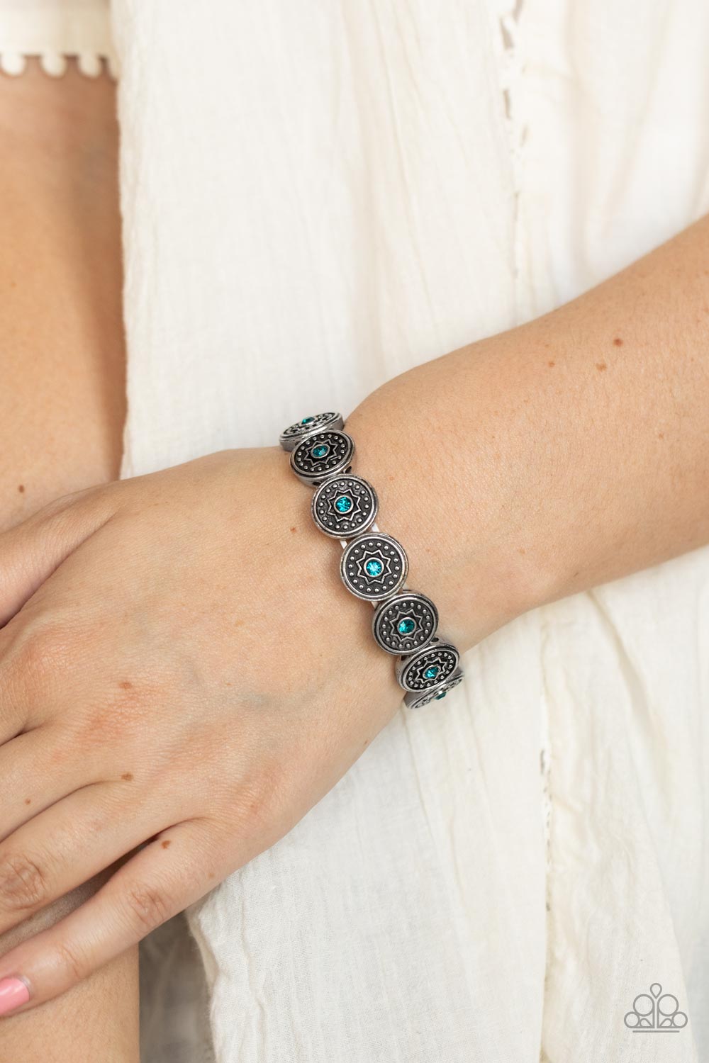 Colorfully Celestial - blue - Paparazzi bracelet