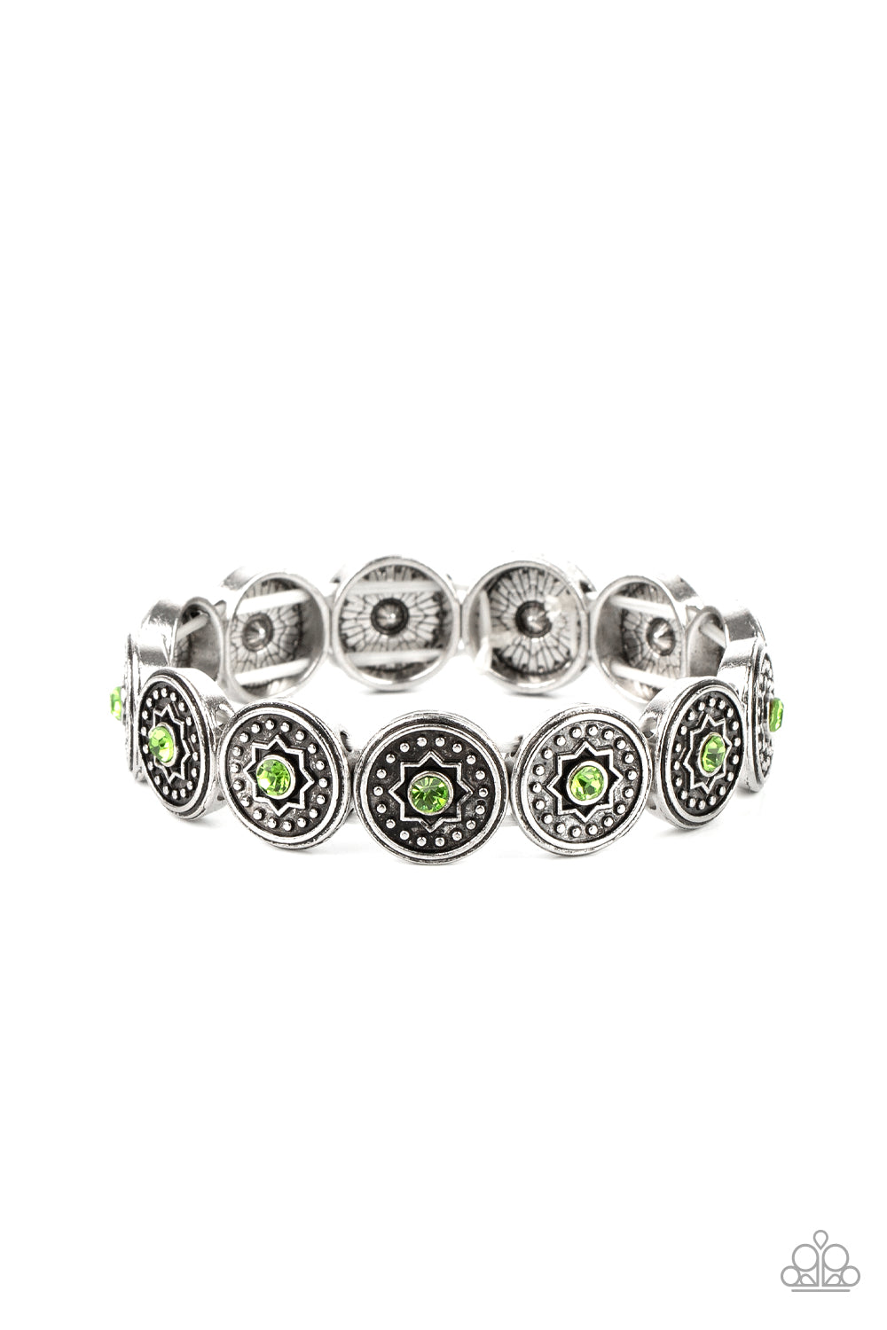 Colorfully Celestial - green - Paparazzi bracelet