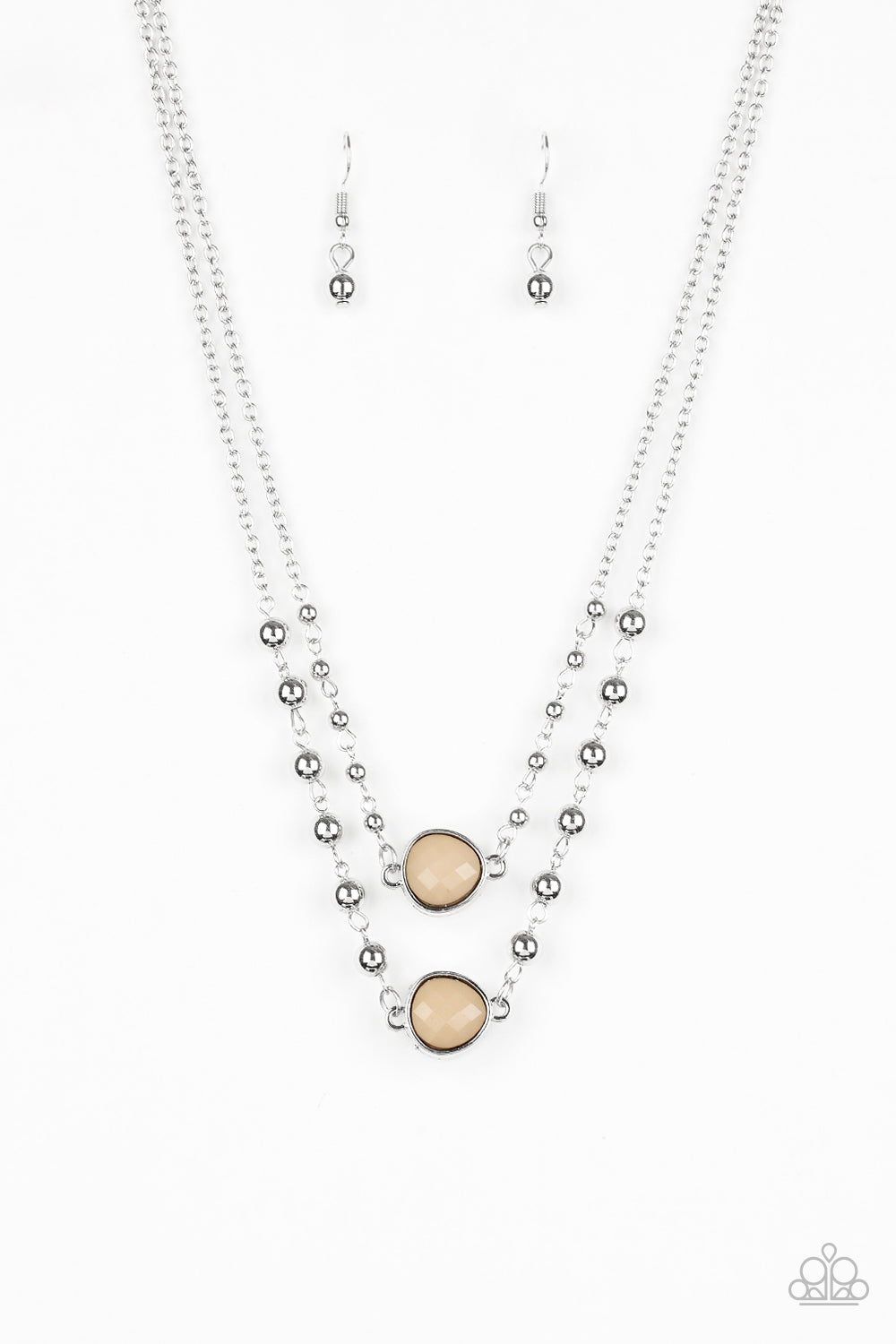 Colorfully Charming - brown - Paparazzi necklace