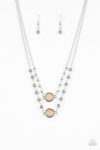 Colorfully Charming - brown - Paparazzi necklace