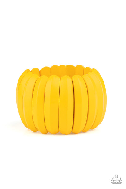 Colorfully Congo - yellow - Paparazzi bracelet
