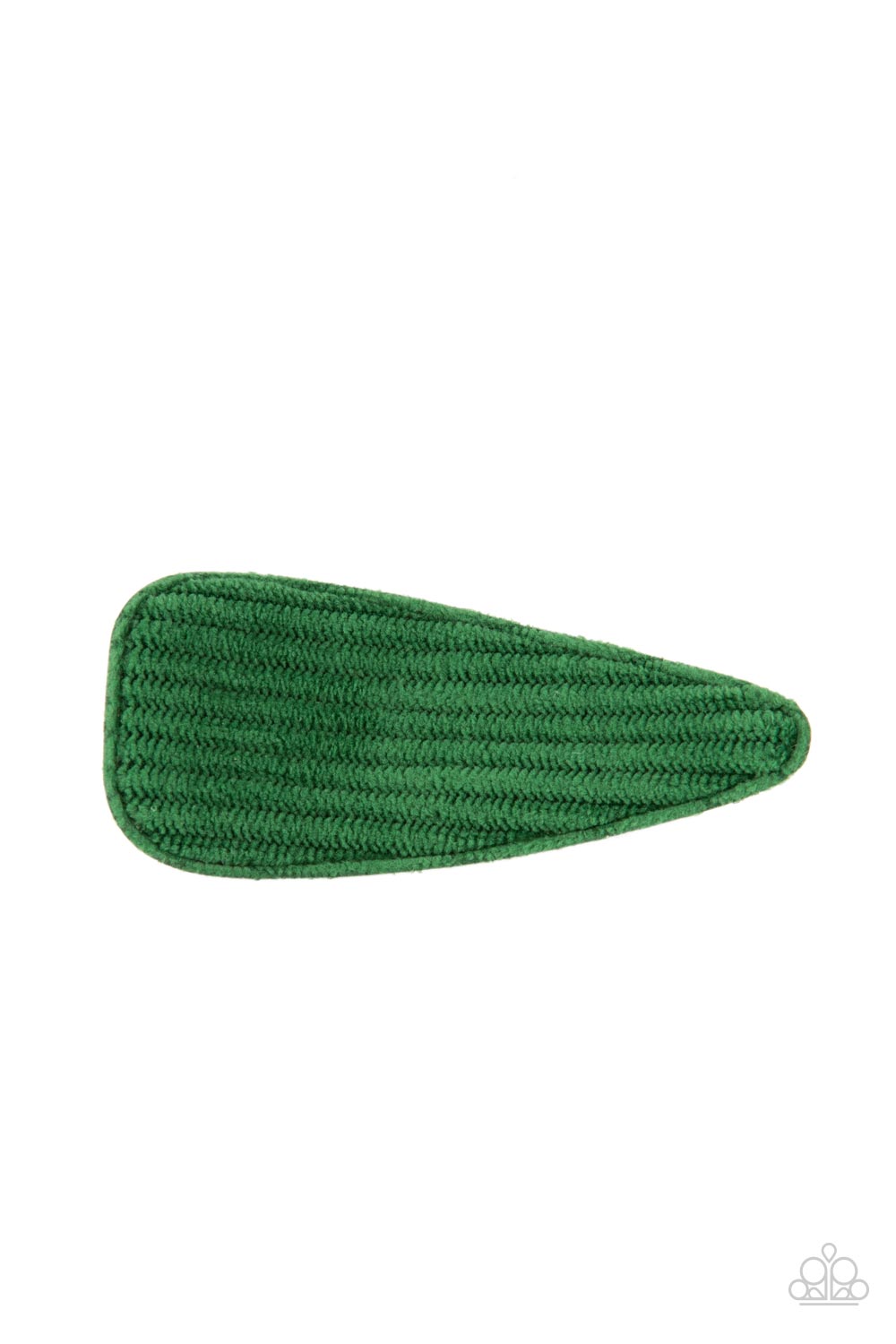 Colorfully Corduroy - green - Paparazzi hair clip