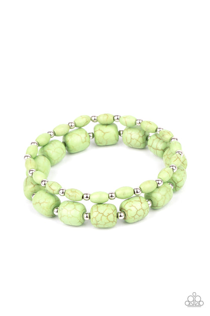 Colorfully Country - green - Paparazzi bracelet
