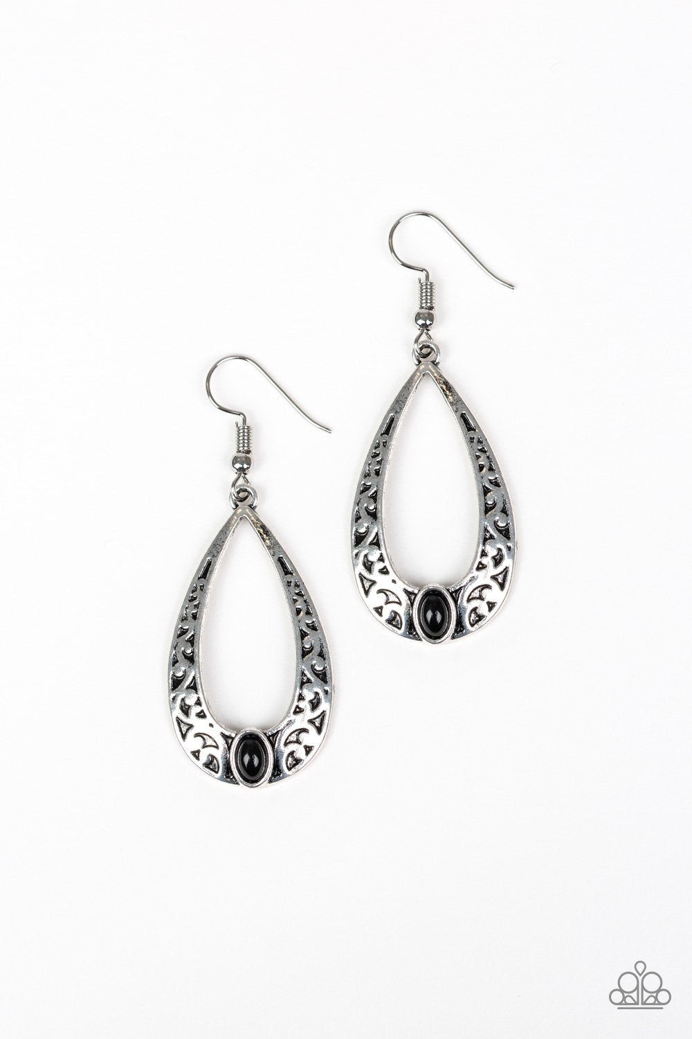 Colorfully Charismatic-black-Paparazzi earrings