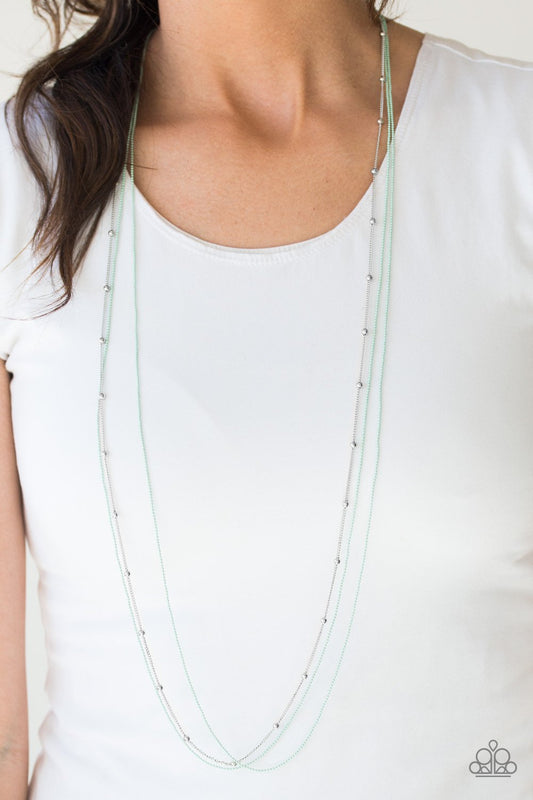 Colorfully Chic - green - Paparazzi necklace