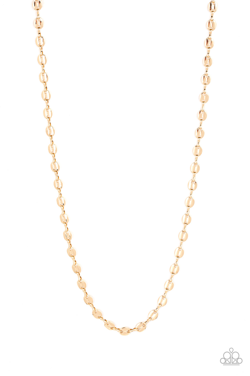 Come Out Swinging - gold - Paparazzi MENS necklace