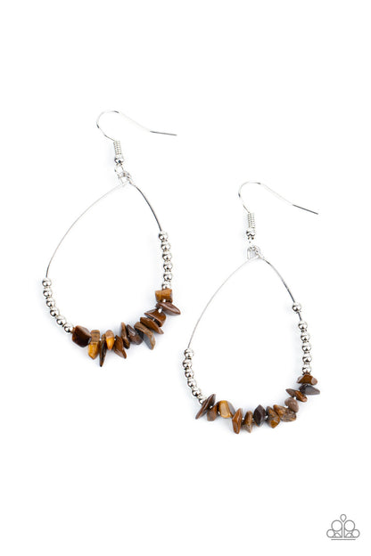 Come Out of Your SHALE - brown - Paparazzi earrings