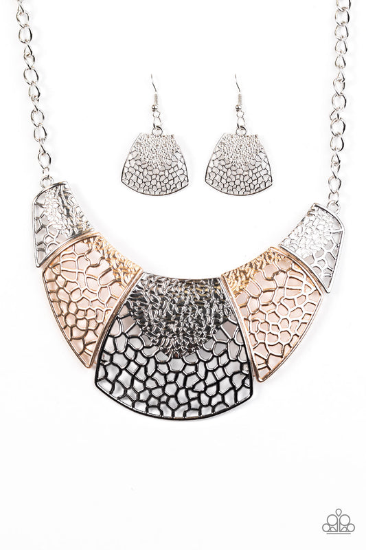 Command and Conquer - Multi - Paparazzi necklace