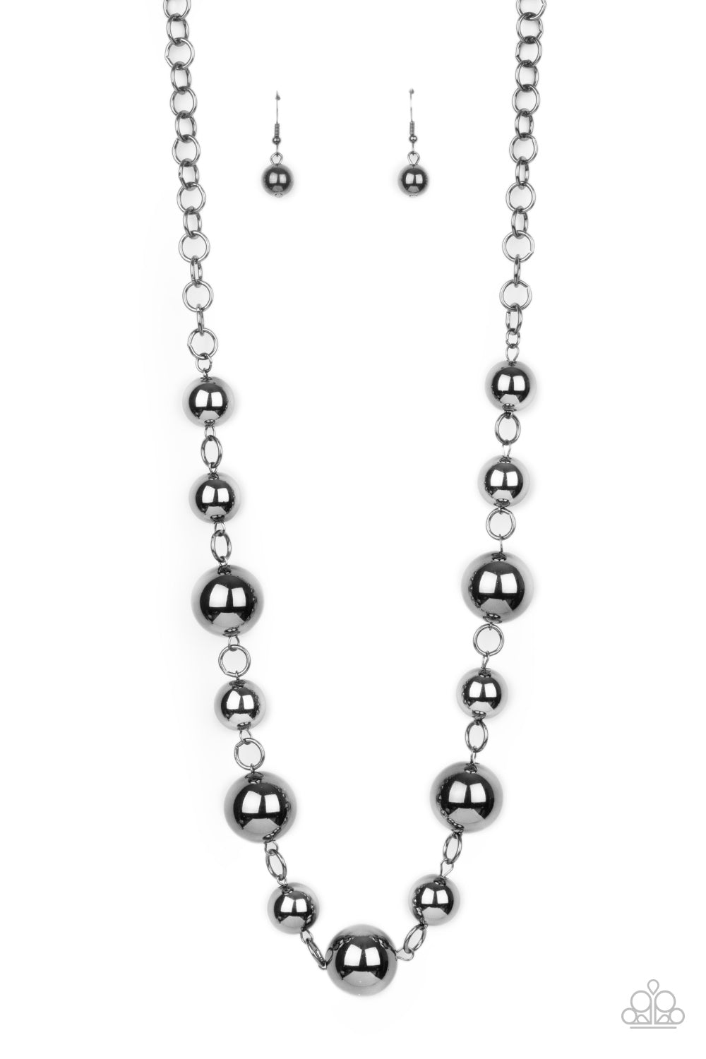 Commanding Composure - black - Paparazzi necklace