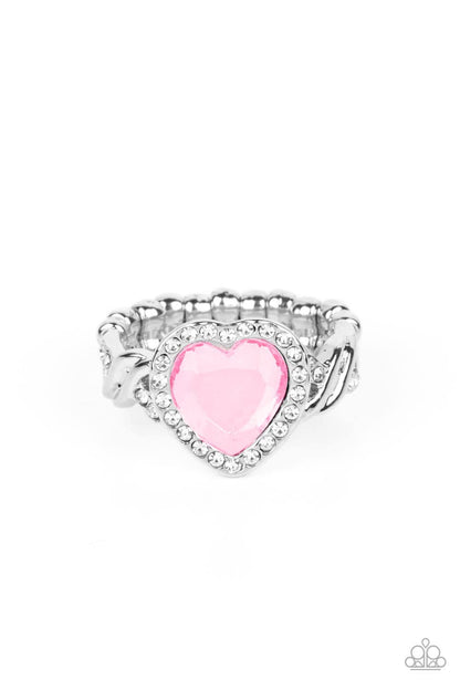 Committed to Cupid - pink - Paparazzi ring