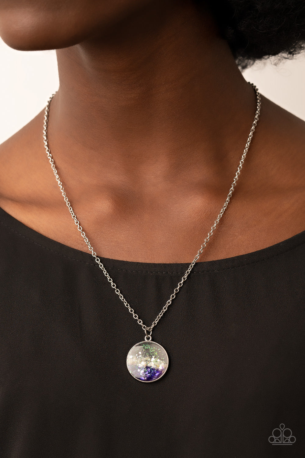 Completely Crushed - purple - Paparazzi necklace