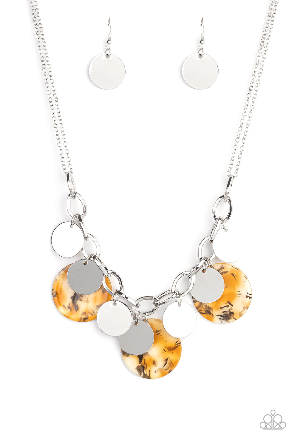 Confetti Confection - yellow - Paparazzi necklace