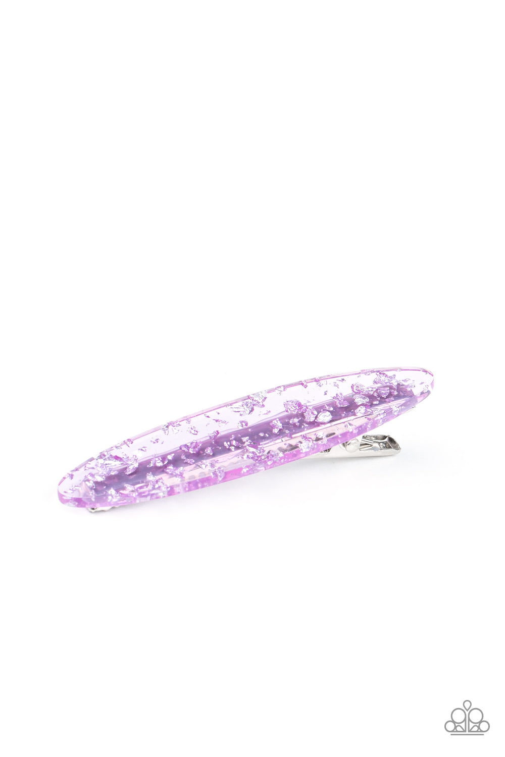 Confetti Couture - purple - Paparazzi hair clip