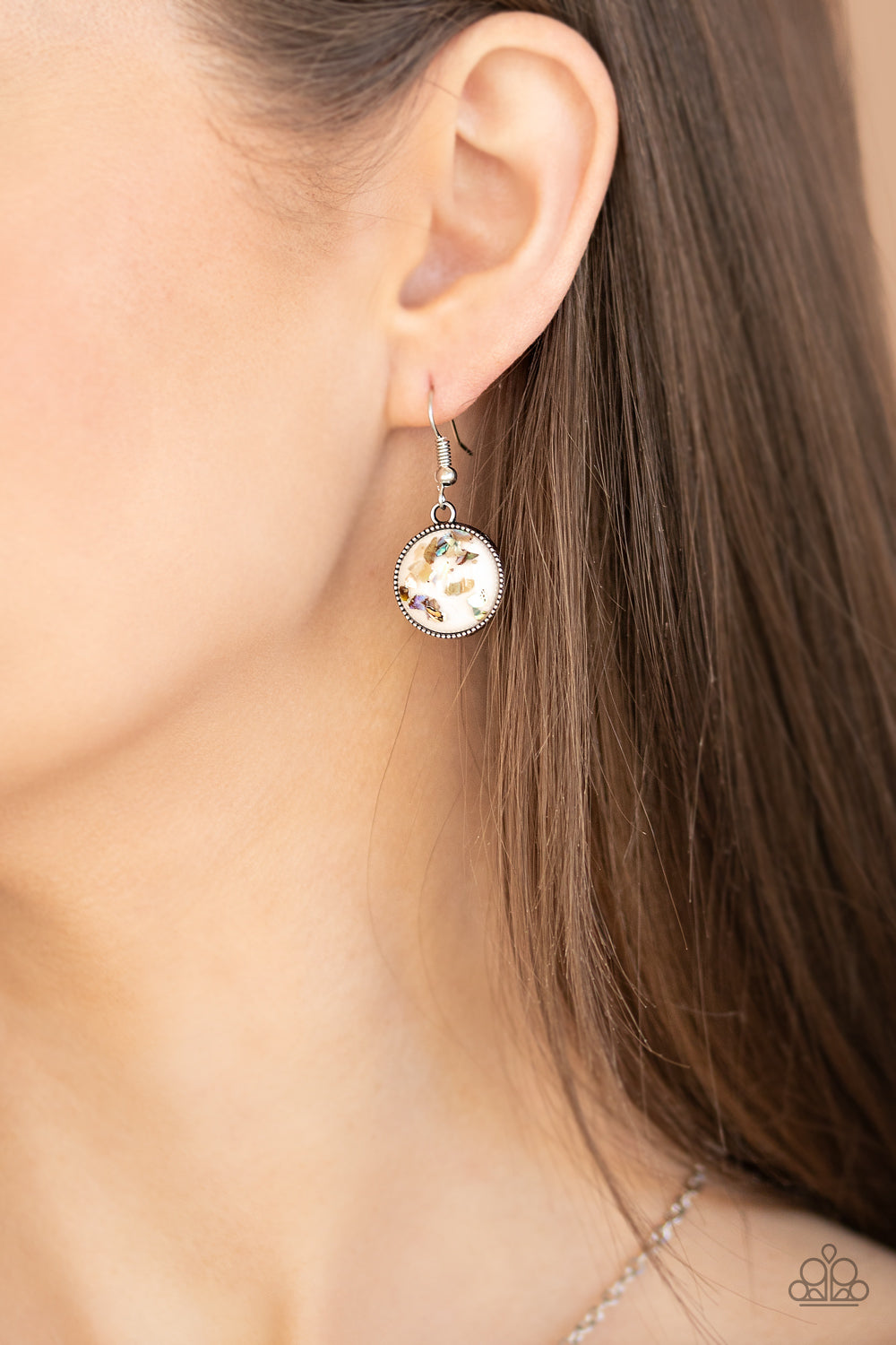 Confetti and Cocktails - white - Paparazzi necklace