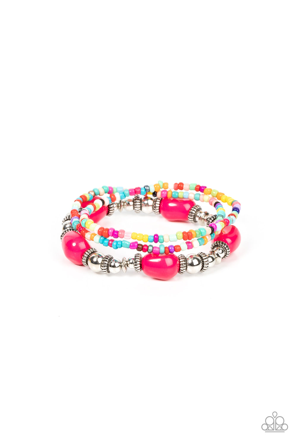 Confidently Crafty - pink - Paparazzi bracelet