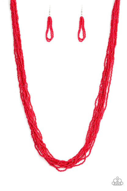 Congo Colada - red - Paparazzi necklace