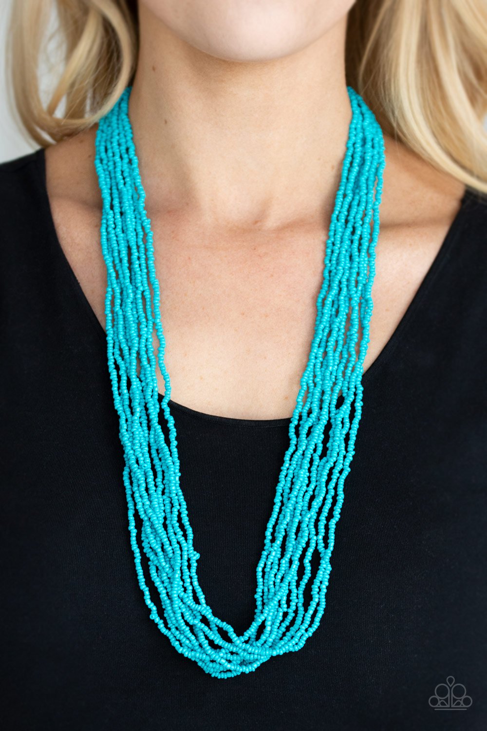 Congo Colada-blue-Paparazzi necklace