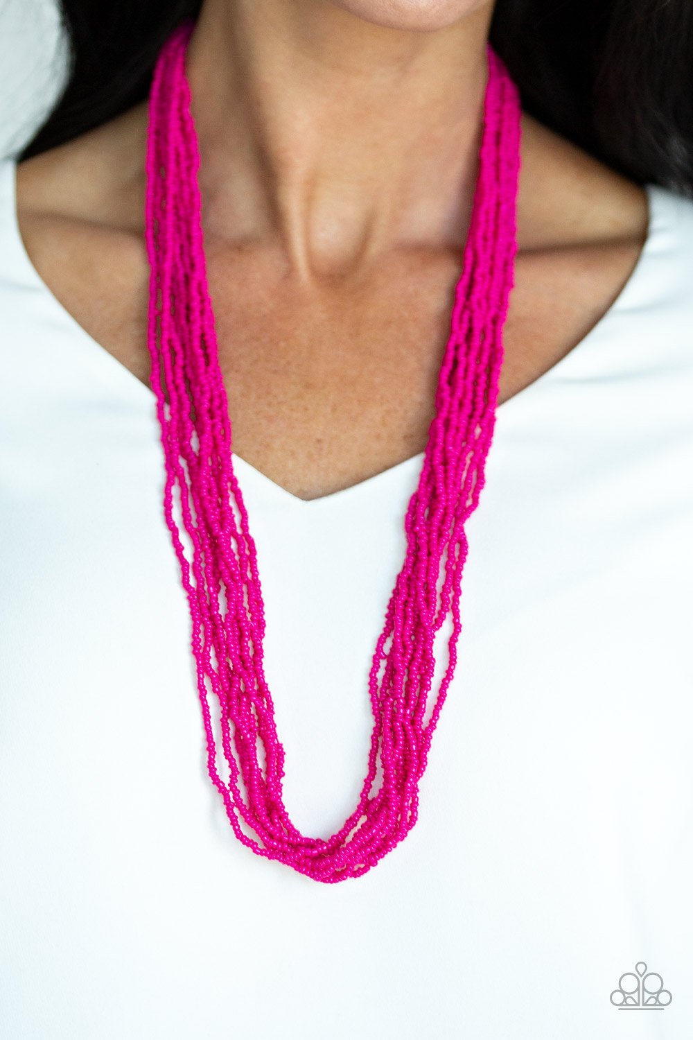 Congo Colada-pink-Paparazzi necklace