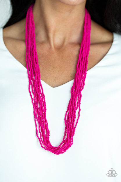 Congo Colada-pink-Paparazzi necklace