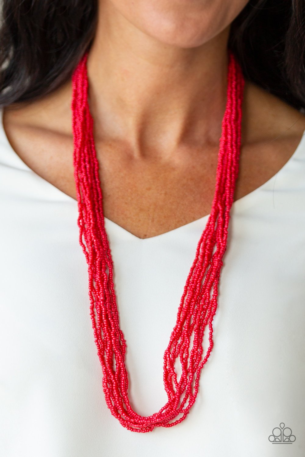 Congo Colada - red - Paparazzi necklace