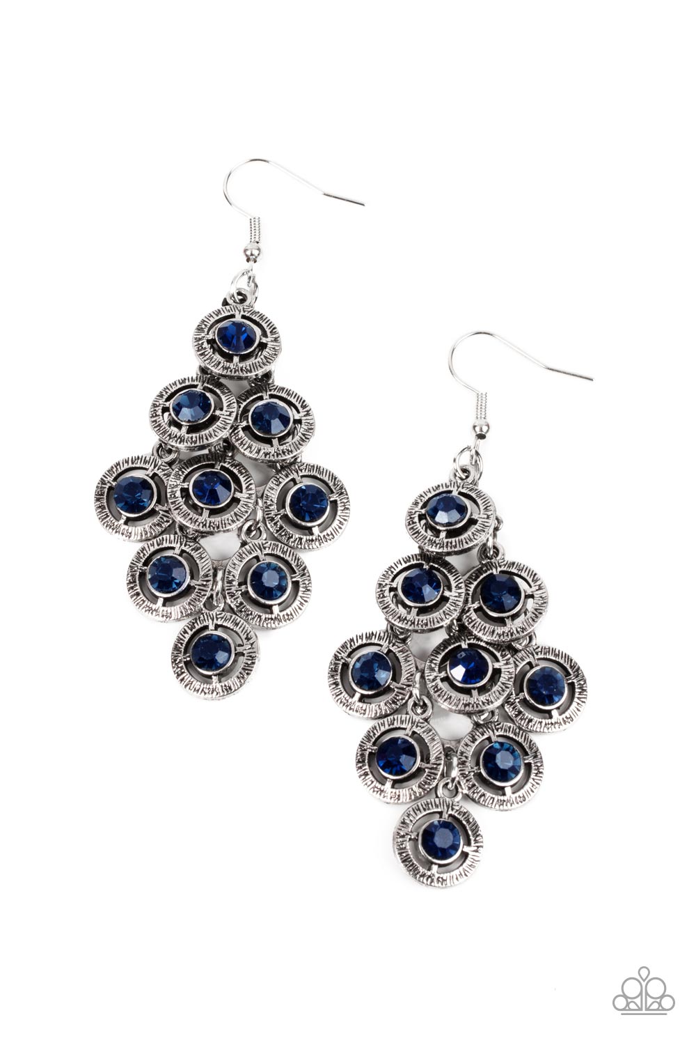 Constellation Cruise - blue - Paparazzi earrings