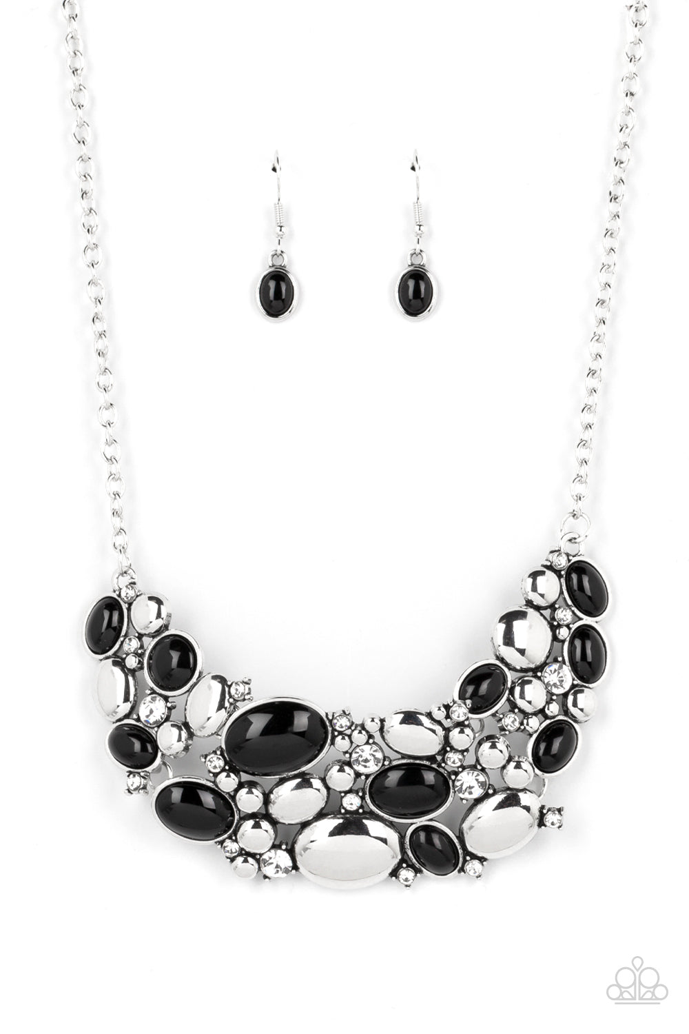 Contemporary Calamity - black - Paparazzi necklace