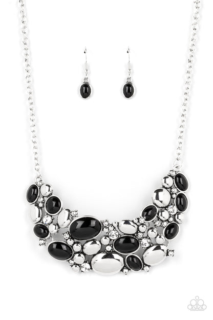 Contemporary Calamity - black - Paparazzi necklace
