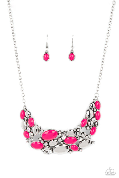 Contemporary Calamity - pink - Paparazzi necklace