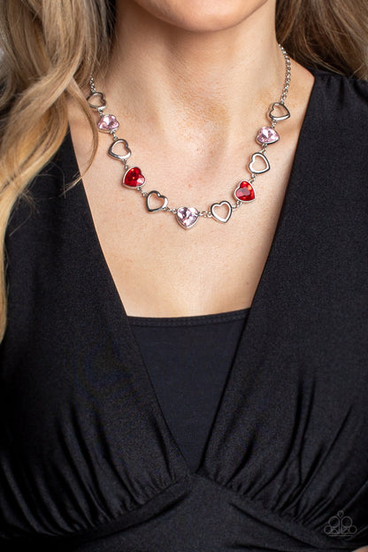 Contemporary Cupid - multi - Paparazzi necklace