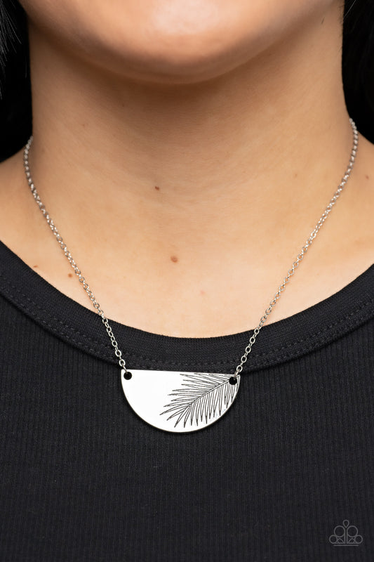 Cool, PALM, and Collected - silver - Paparazzi necklace