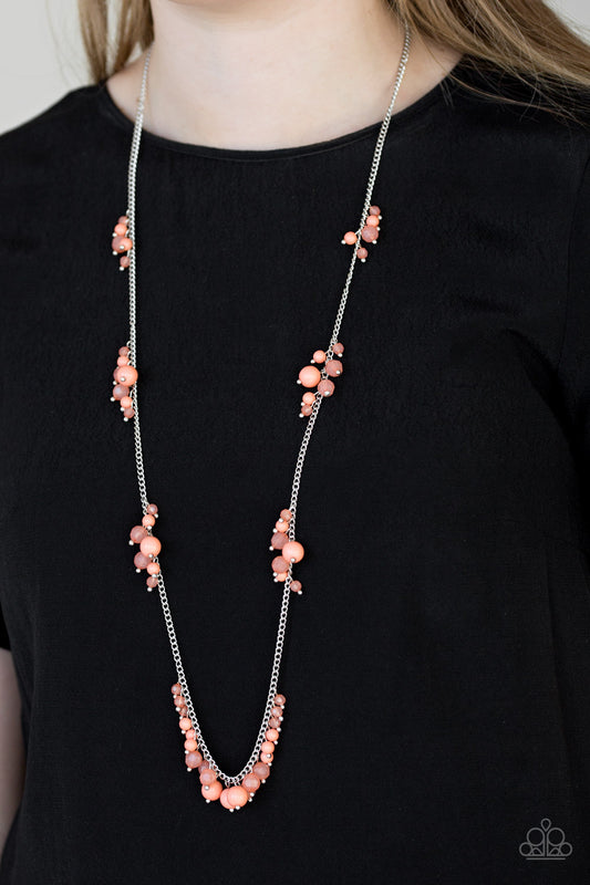 Coral Reefs - orange - Paparazzi necklace