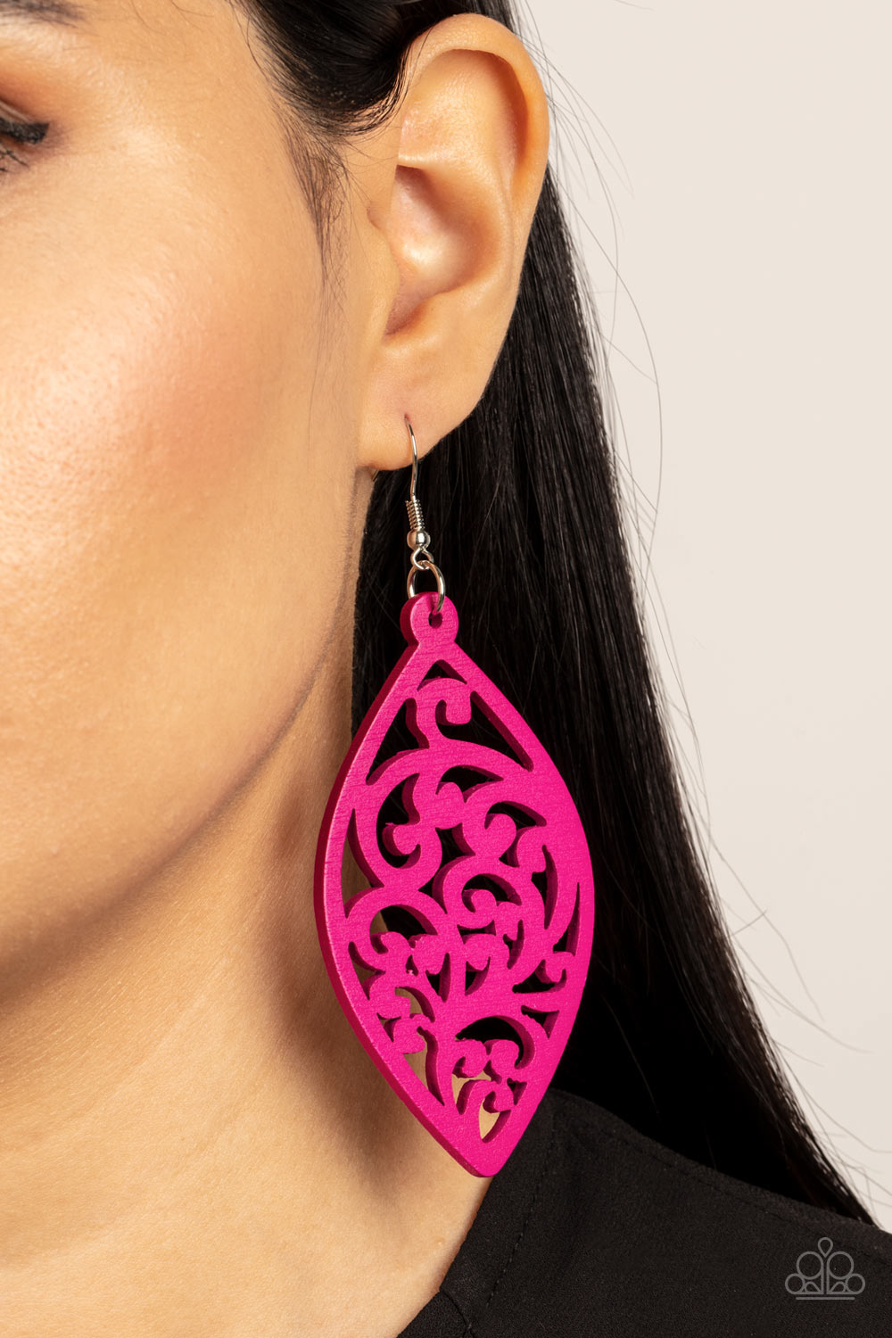 Coral Garden - pink - Paparazzi earrings
