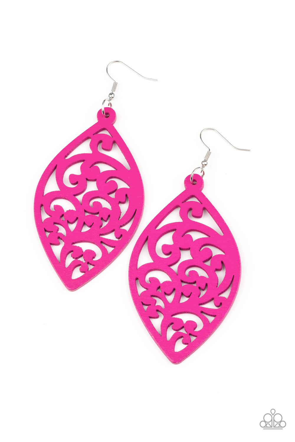 Coral Garden - pink - Paparazzi earrings
