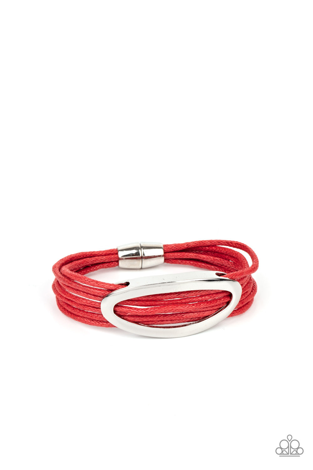 Corded Couture - red - Paparazzi bracelet