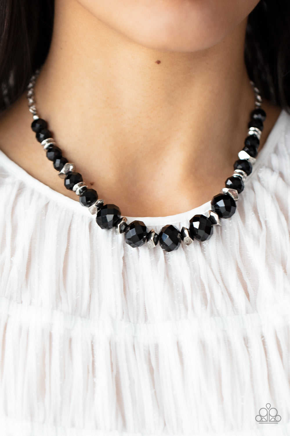 Cosmic Cadence - black - Paparazzi necklace