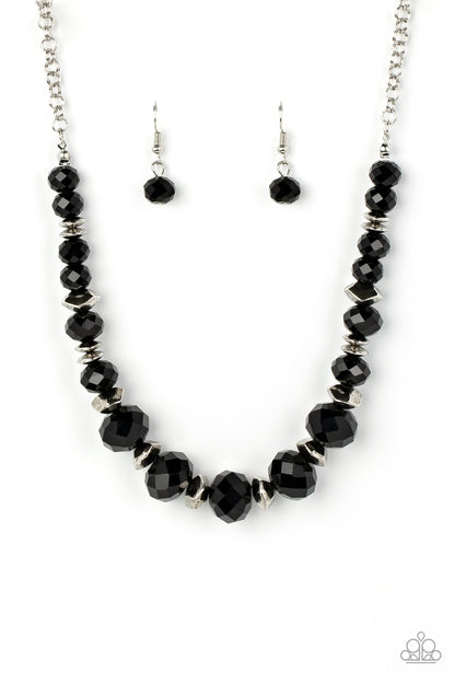 Cosmic Cadence - black - Paparazzi necklace