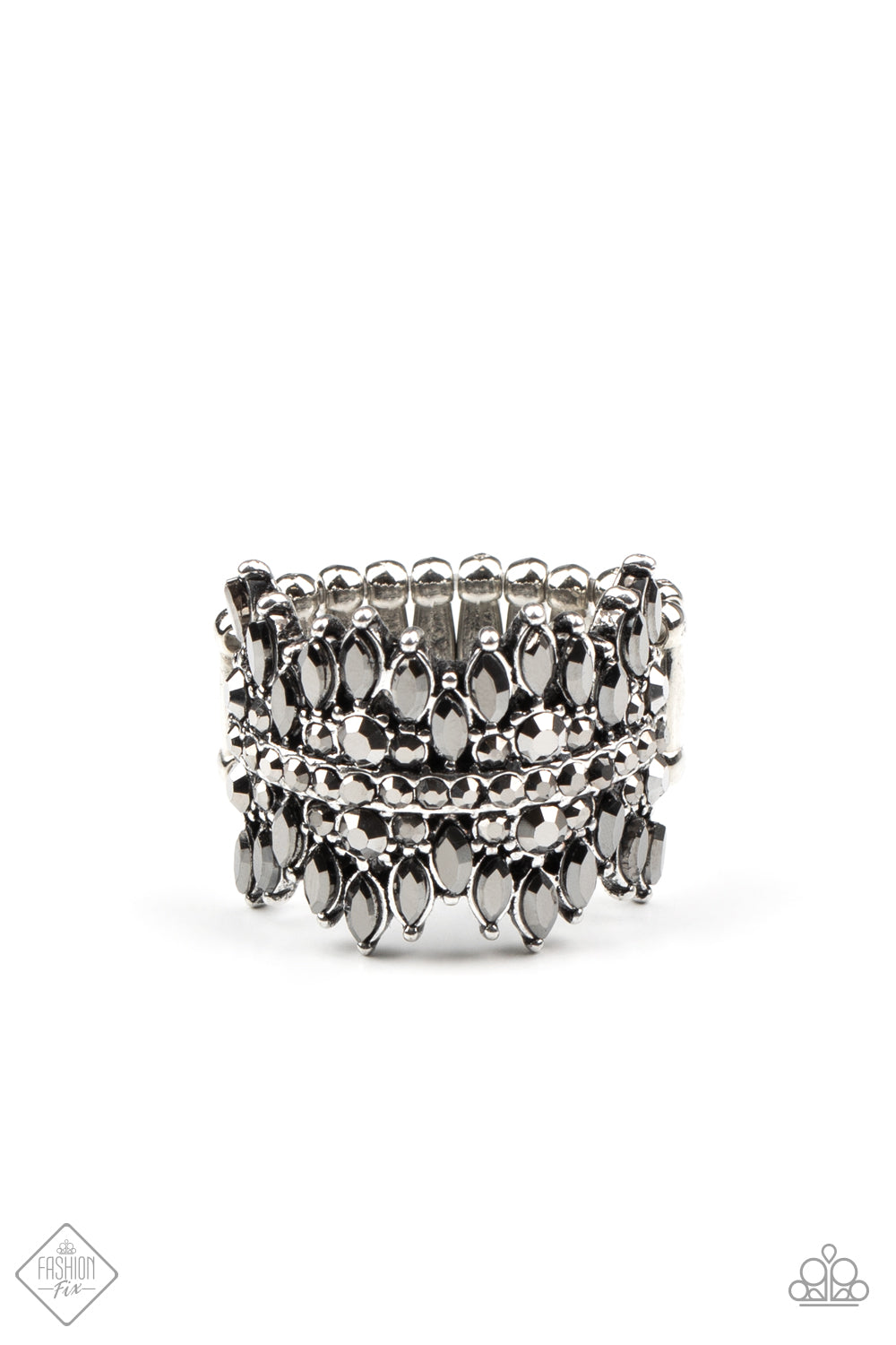 Cosmic Confetti - silver - Paparazzi ring