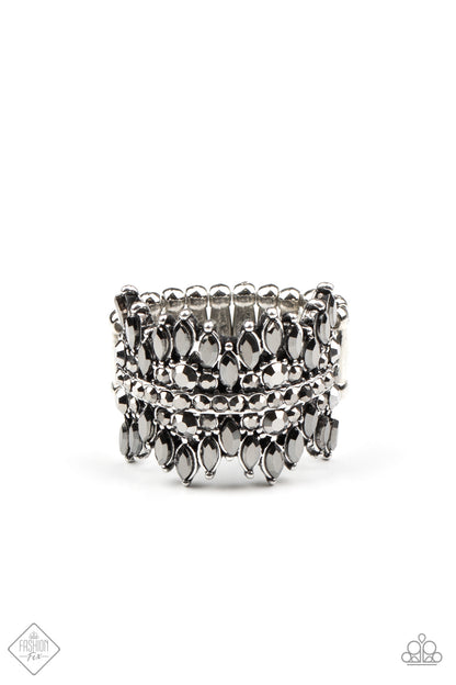 Cosmic Confetti - silver - Paparazzi ring