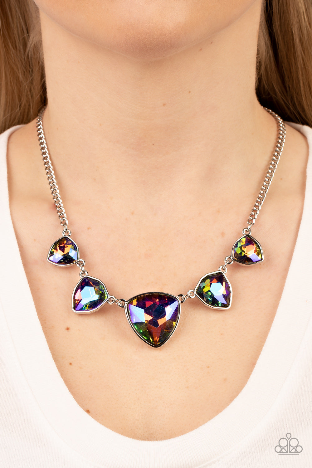 Cosmic Constellations - multi (oil spill) - Paparazzi necklace